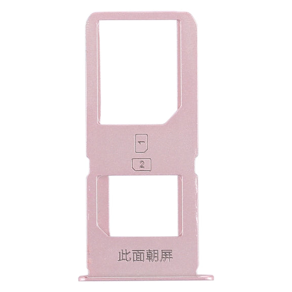 For Vivo X6S Plus 2 x SIM Card Tray (Rose Gold)