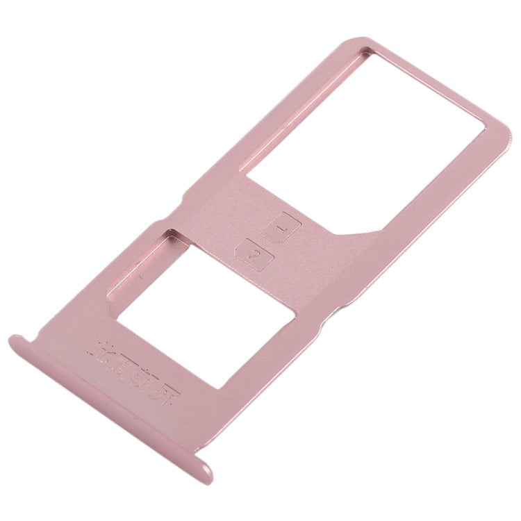 For Vivo X6S Plus 2 x SIM Card Tray (Rose Gold)