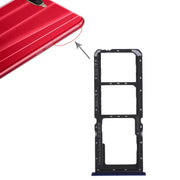 For OPPO K1 2 x SIM Card Tray + Micro SD Card Tray (Blue)