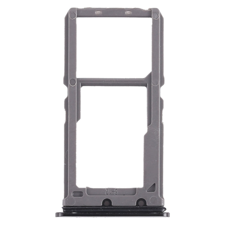 For Vivo X21 SIM Card Tray + SIM Card Tray / Micro SD Card Tray (Black)