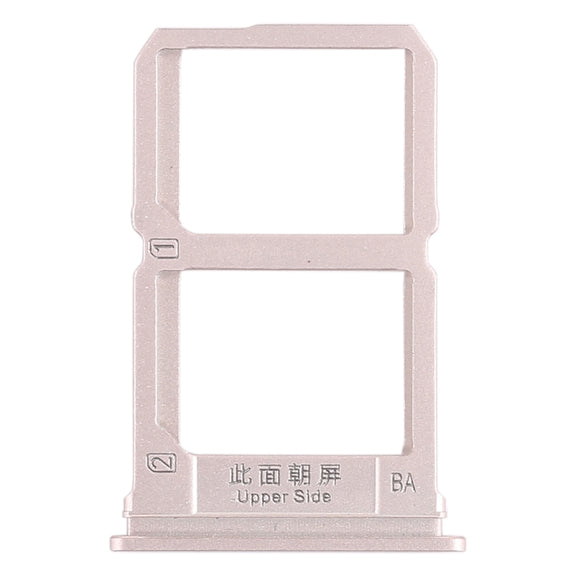 For Vivo X9 2 x SIM Card Tray (Gold)