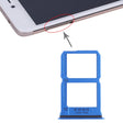 For Vivo X9 2 x SIM Card Tray (Blue) - Card Socket by PMc TechLife | Online Shopping South Africa | PMc TechLife | Buy Now Pay Later Mobicred