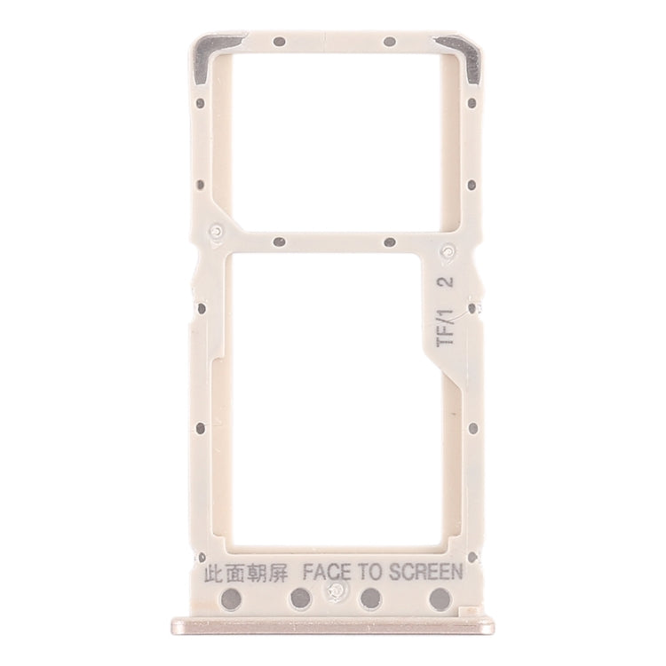 SIM Card Tray + SIM Card Tray / Micro SD Card Tray for Xiaomi Redmi 6 / Redmi 6A(Gold)