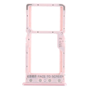 SIM Card Tray + SIM Card Tray / Micro SD Card Tray for Xiaomi Redmi 6 / Redmi 6A(Rose Gold)