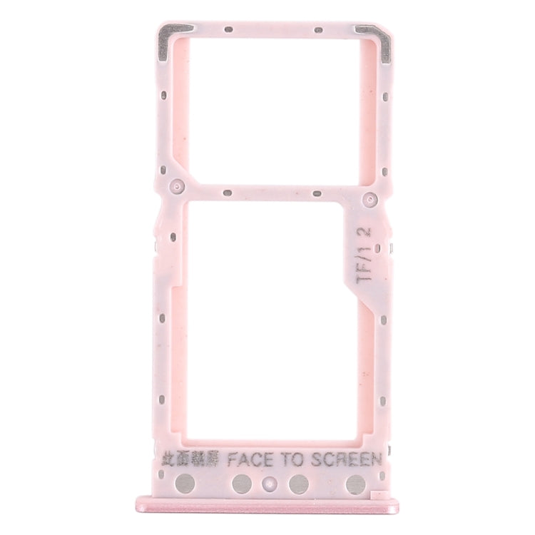 SIM Card Tray + SIM Card Tray / Micro SD Card Tray for Xiaomi Redmi 6 / Redmi 6A(Rose Gold)