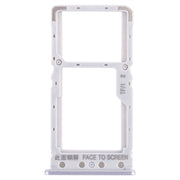 SIM Card Tray + SIM Card Tray / Micro SD Card Tray for Xiaomi Redmi 6 / Redmi 6A(Silver)
