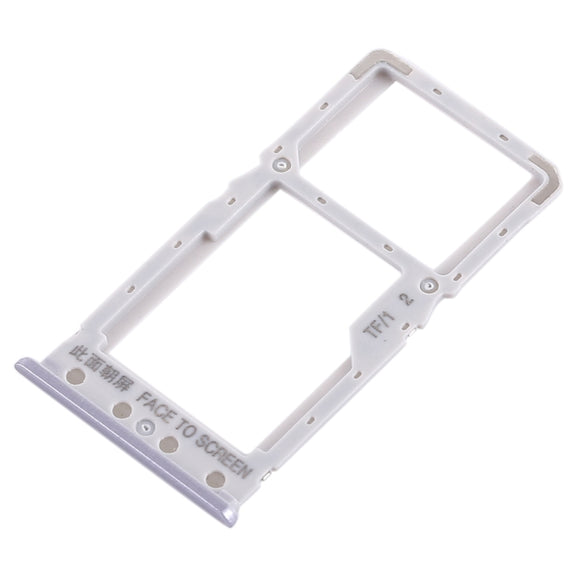 SIM Card Tray + SIM Card Tray / Micro SD Card Tray for Xiaomi Redmi 6 / Redmi 6A(Silver)
