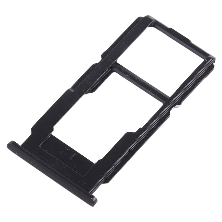 For OPPO R11s SIM Card Tray + SIM Card Tray / Micro SD Card Tray (Black)