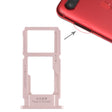 For OPPO R11s SIM Card Tray + SIM Card Tray / Micro SD Card Tray (Rose Gold) - Card Socket by PMc TechLife | Online Shopping South Africa | PMc TechLife | Buy Now Pay Later Mobicred