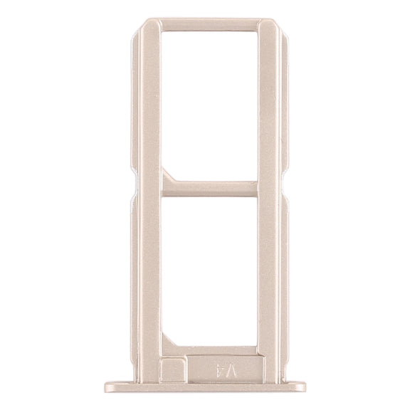 For Vivo X7 2 x SIM Card Tray (Gold)