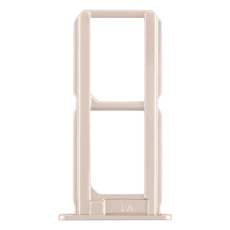 For Vivo X7 2 x SIM Card Tray (Gold)