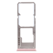 For Vivo Y53 2 x SIM Card Tray + Micro SD Card Tray (Rose Gold)