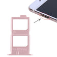 For Vivo X7 Plus 2 x SIM Card Tray (Rose Gold) - Card Socket by PMc TechLife | Online Shopping South Africa | PMc TechLife | Buy Now Pay Later Mobicred