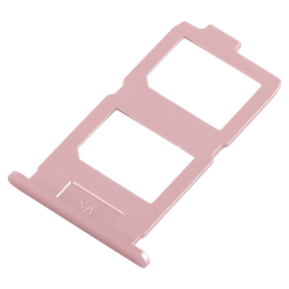 For Vivo X7 Plus 2 x SIM Card Tray (Rose Gold)