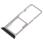 For Vivo Y75 2 x SIM Card Tray + Micro SD Card Tray (Black)