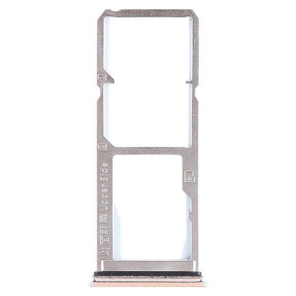 For Vivo Y75 2 x SIM Card Tray + Micro SD Card Tray (Gold)
