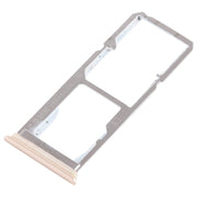 For Vivo Y75 2 x SIM Card Tray + Micro SD Card Tray (Gold)