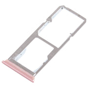 For Vivo Y75 2 x SIM Card Tray + Micro SD Card Tray (Rose Gold)