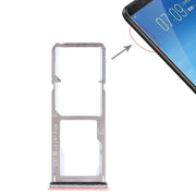 For Vivo Y75 2 x SIM Card Tray + Micro SD Card Tray (Rose Gold)