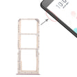 For OPPO A5 / A3s 2 x SIM Card Tray + Micro SD Card Tray (Purple) - Card Socket by PMc TechLife | Online Shopping South Africa | PMc TechLife | Buy Now Pay Later Mobicred