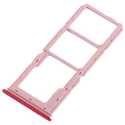 For Vivo Y93 2 x SIM Card Tray + Micro SD Card Tray (Red)
