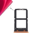 For Vivo X23 2 x SIM Card Tray (Orange) - Card Socket by PMc TechLife | Online Shopping South Africa | PMc TechLife | Buy Now Pay Later Mobicred