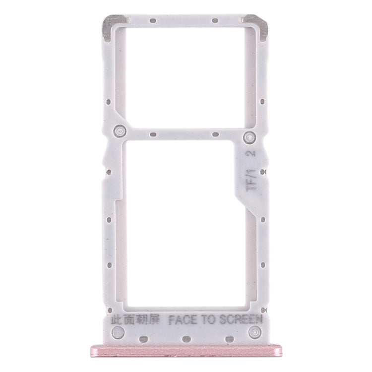 SIM Card Tray + SIM Card Tray / Micro SD Card Tray for Xiaomi Redmi Note 6 Pro (Rose Gold)