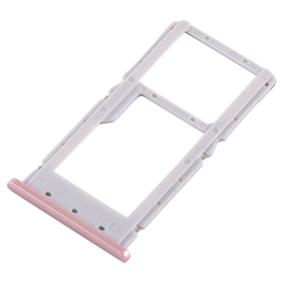 SIM Card Tray + SIM Card Tray / Micro SD Card Tray for Xiaomi Redmi Note 6 Pro (Rose Gold)