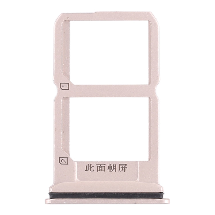 For Vivo X9s Plus 2 x SIM Card Tray (Gold)