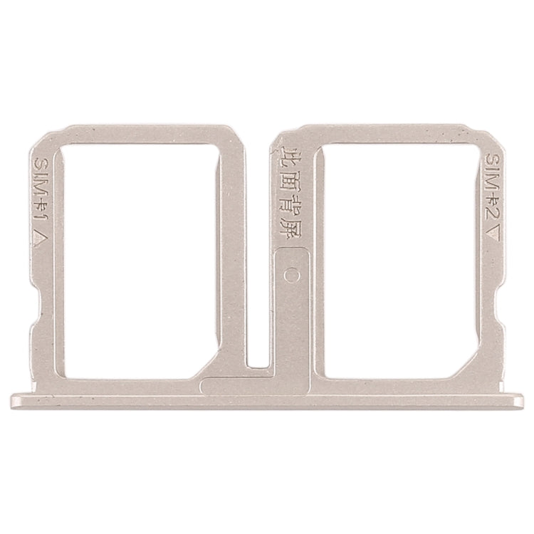 For Vivo Xplay5 2 x SIM Card Tray (Gold)