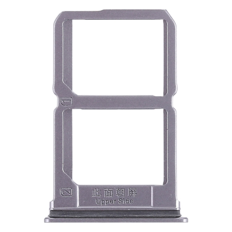 For Vivo X9s 2 x SIM Card Tray (Grey)