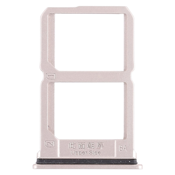 For Vivo X9s 2 x SIM Card Tray (Gold)