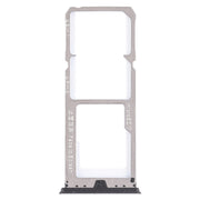 For OPPO A73 / F5 2 x SIM Card Tray + Micro SD Card Tray (Black)