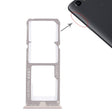 For OPPO A73 / F5 2 x SIM Card Tray + Micro SD Card Tray (Gold) - Card Socket by PMc TechLife | Online Shopping South Africa | PMc TechLife | Buy Now Pay Later Mobicred