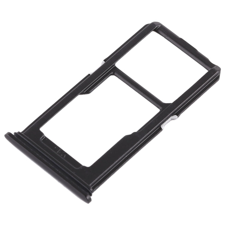 For Vivo X21i SIM Card Tray + SIM Card Tray / Micro SD Card Tray (Black)