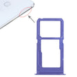 For Vivo X21i SIM Card Tray + SIM Card Tray / Micro SD Card Tray (Blue) - Card Socket by PMc TechLife | Online Shopping South Africa | PMc TechLife | Buy Now Pay Later Mobicred