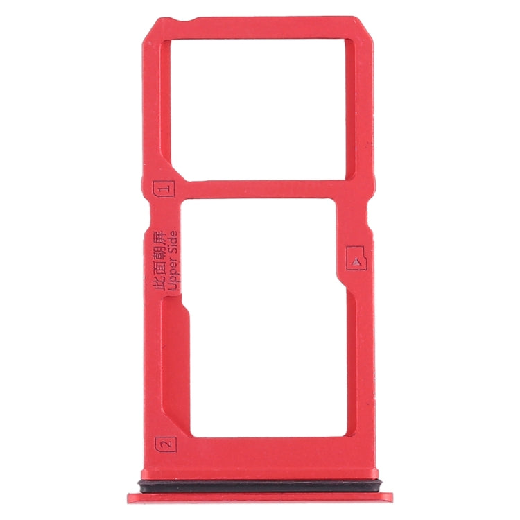 For Vivo X21i SIM Card Tray + SIM Card Tray / Micro SD Card Tray (Red)