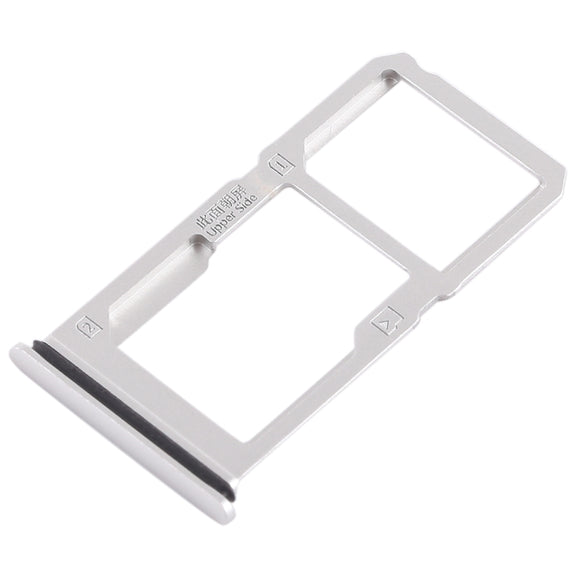 For Vivo X21i SIM Card Tray + SIM Card Tray / Micro SD Card Tray (Silver)