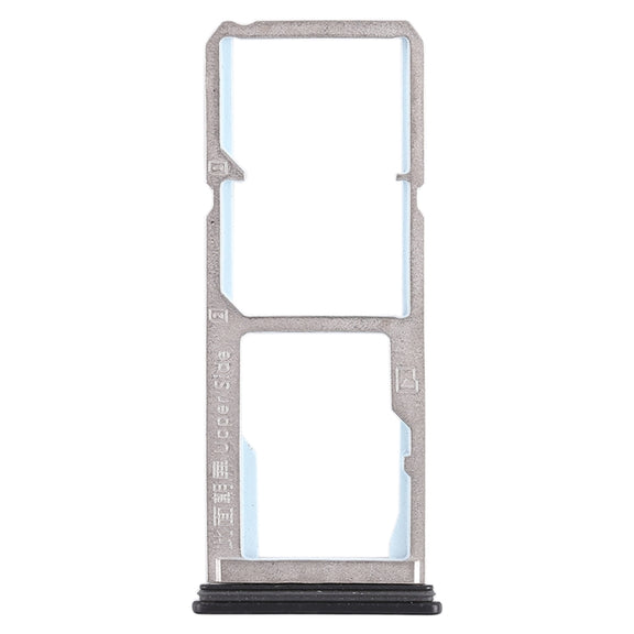 For Vivo Y69 2 x SIM Card Tray + Micro SD Card Tray (Black)