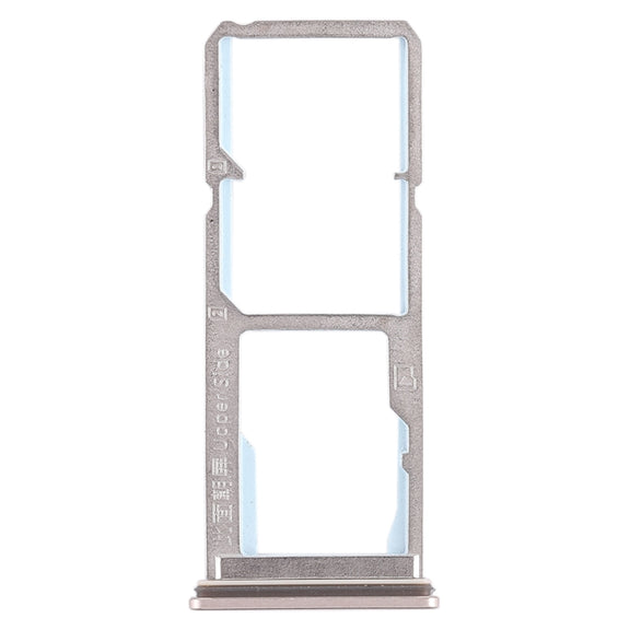 For Vivo Y69 2 x SIM Card Tray + Micro SD Card Tray (Gold)