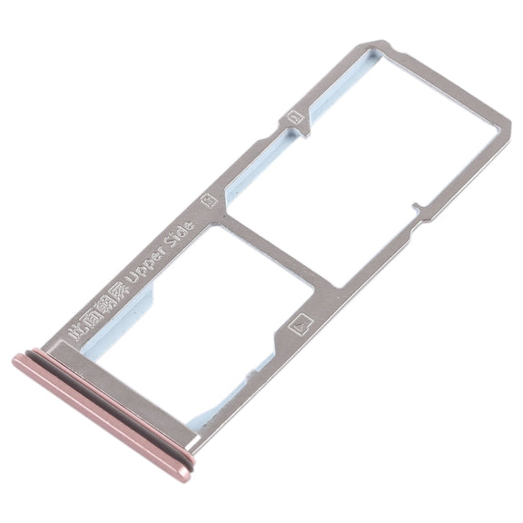 For Vivo Y69 2 x SIM Card Tray + Micro SD Card Tray (Rose Gold)