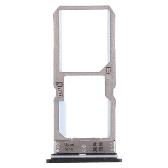 For Vivo Y67 SIM Card Tray + SIM Card Tray / Micro SD Card Tray (Black)