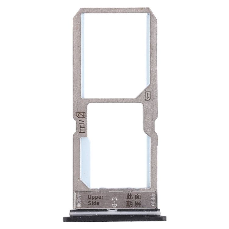 For Vivo Y67 SIM Card Tray + SIM Card Tray / Micro SD Card Tray (Black)