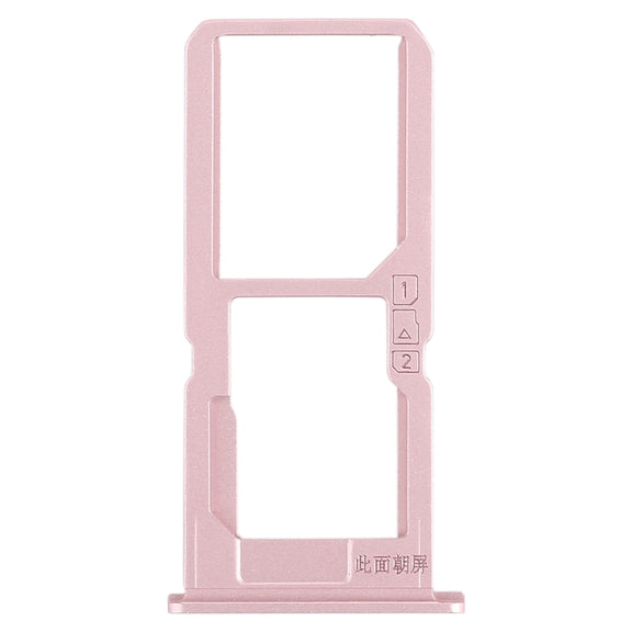 For Vivo V3Max SIM Card Tray + SIM Card Tray / Micro SD Card Tray (Rose Gold)