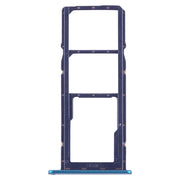 2 x SIM Card Tray / Micro SD Card Tray for Huawei Enjoy 9 (Blue)