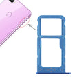 SIM Card Tray + SIM Card Tray / Micro SD Card Tray for Huawei Honor 9i (Blue) - free shipping - PMc TechLife - Order now!