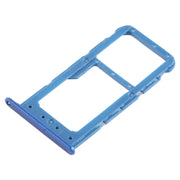 SIM Card Tray + SIM Card Tray / Micro SD Card Tray for Huawei Honor 9i (Blue)