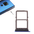2 x SIM Card Tray for Huawei Mate 20 (Blue) - Card Socket by PMc TechLife | Online Shopping South Africa | PMc TechLife | Buy Now Pay Later Mobicred