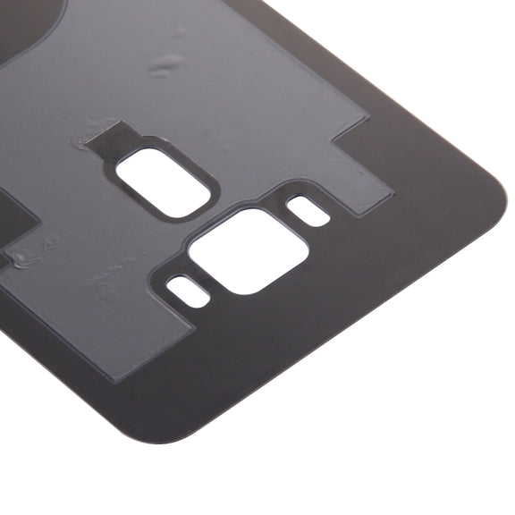 Glass Back Battery Cover for ASUS ZenFone 3 / ZE520KL 5.2 inch(Black)