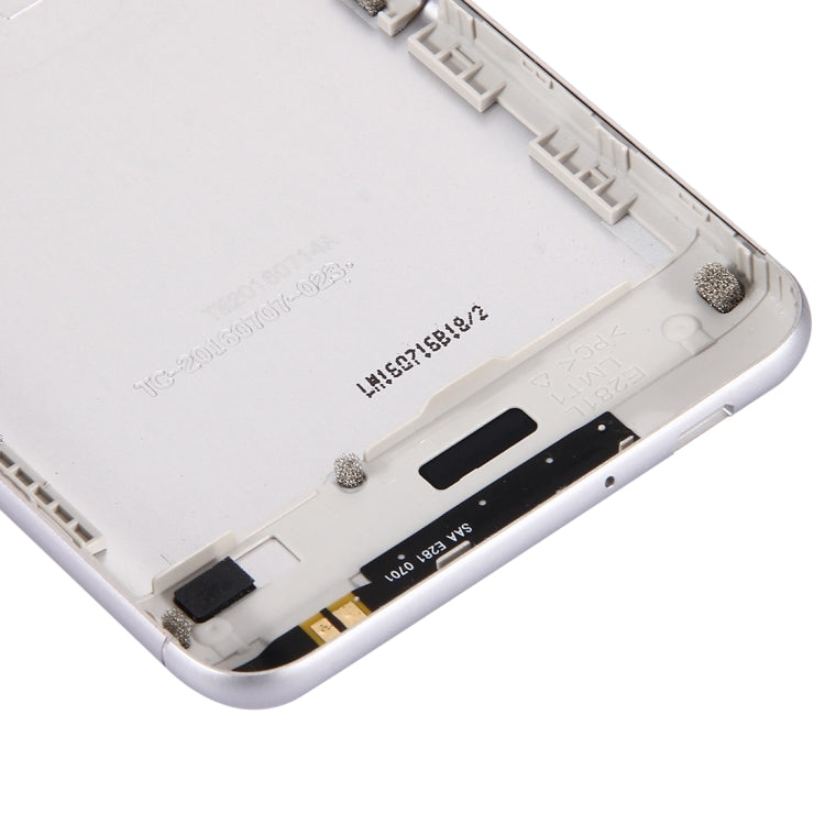 Aluminium Alloy Back Battery Cover for ASUS ZenFone 3 Max / ZC520TL(White)